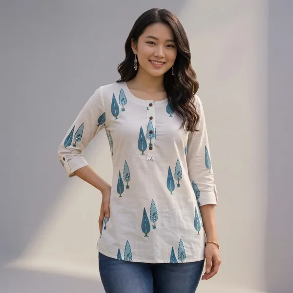 White_Cotton_Premium_And_Elegant_Tunic_Top_For_Women