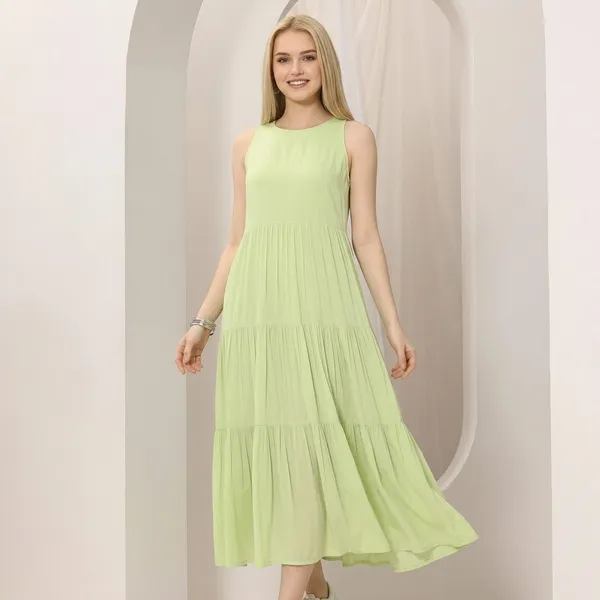 Green_Cotton_Premium_And_Elegant_Maxi_Dress_For_Women