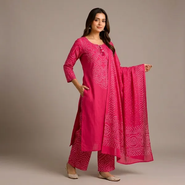 Pink_Cotton_Premium_And_Elegant_Kurta_Set_With_Dupatta_For_Women