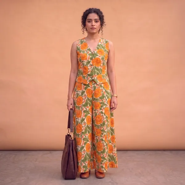 Orange_Cotton_Premium_And_Elegant_Co-Ord_Set_For_Women