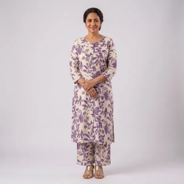 Purple_Cotton_Premium_And_Elegant_Kurta_Palazzo_Set_For_Women