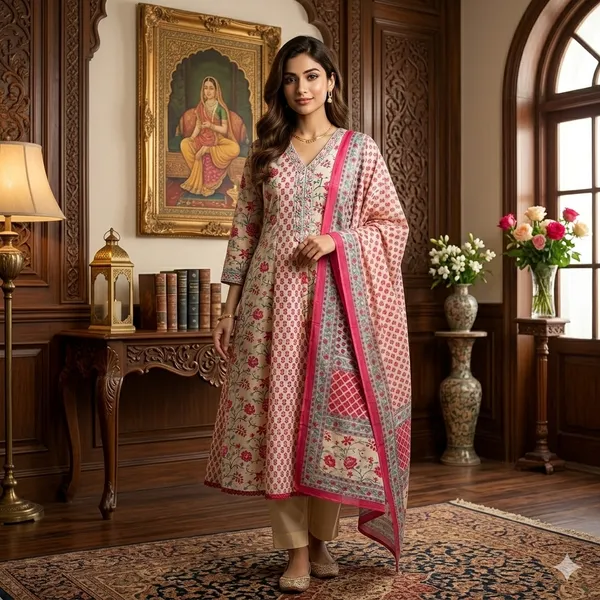 Printed_Ethnic_Kurta_Set_With_Dupatta_for_Women