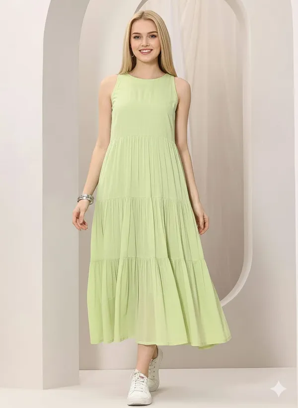 Green_Cotton_Premium_And_Elegant_Maxi_Dress_For_Women
