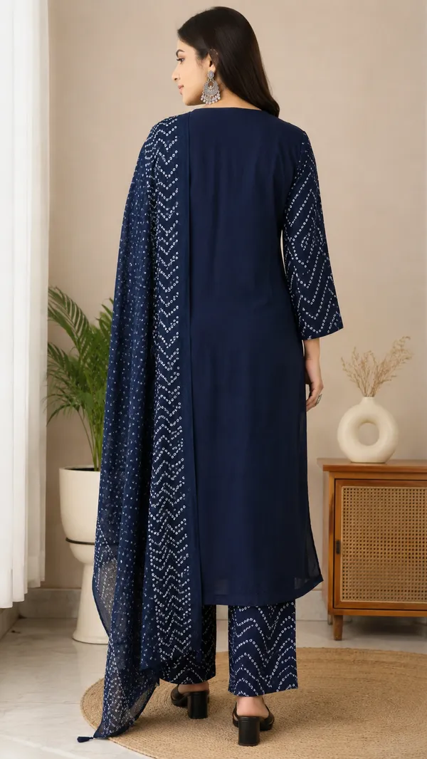 Navy_Blue_Cotton_Premium_And_Elegant_Kurta_Set_For_Women