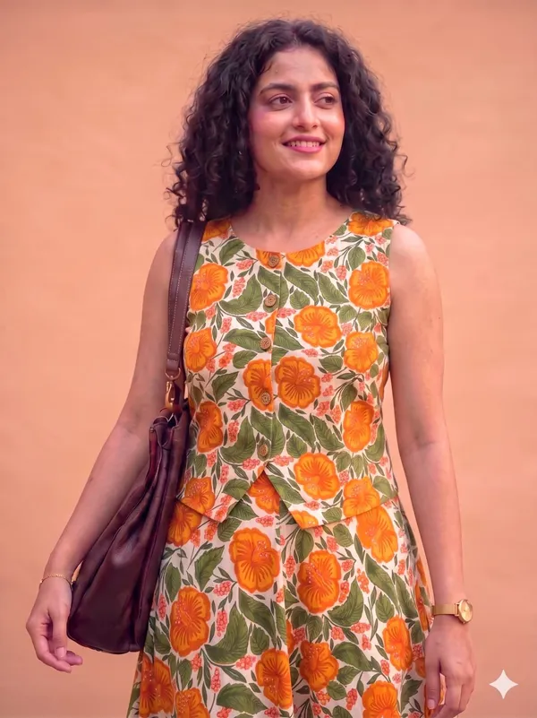 Orange_Cotton_Premium_And_Elegant_Co-Ord_Set_For_Women