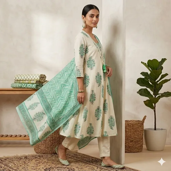Cream_Printed_Straight_Kurta_Set_for_Women
