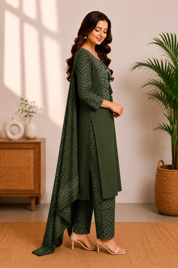 Green_Cotton_Premium_And_Elegant_Kurta_Set_With_Dupatta_For_Women