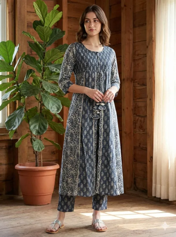 Grey_Cotton_Premium_And_Elegant_Kurta_Set_For_Women