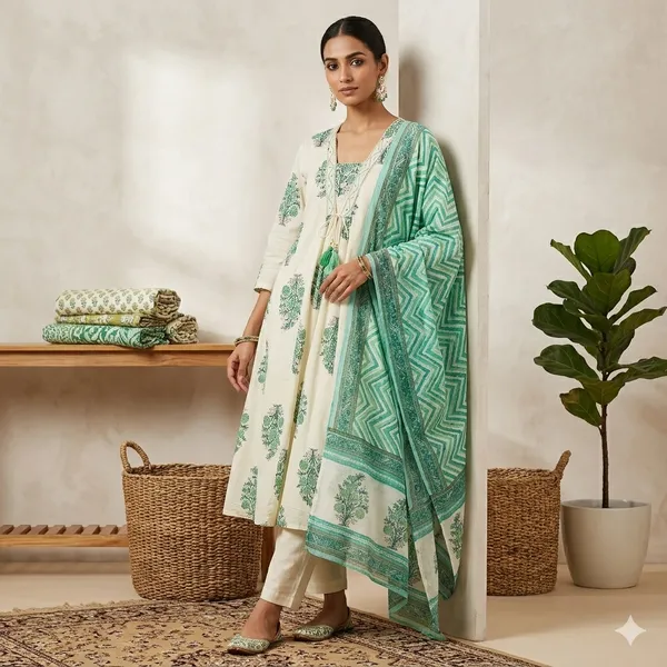 Cream_Printed_Straight_Kurta_Set_for_Women