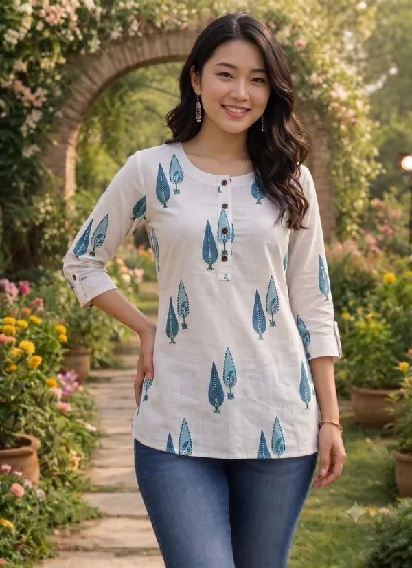 White_Cotton_Premium_And_Elegant_Tunic_Top_For_Women