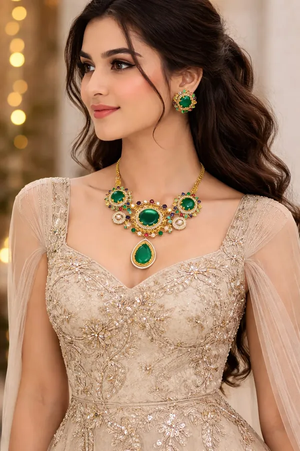 Empress_Emerald-Hue_Navratna_Statement_Set