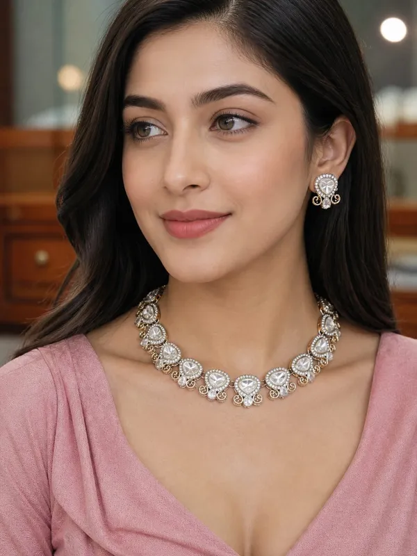 Elegant_Kundan_Polki-Inspired_Statement_Necklace_Set