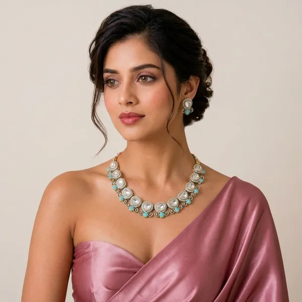 Elegant_Kundan_Polki-Inspired_Statement_Necklace_Set