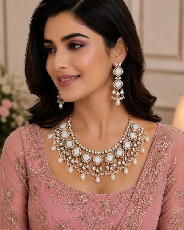 Milky_white_&_Pearl_Royal_Necklace_Set