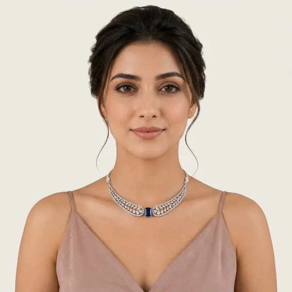 Celebrity_inspired_Royal_Blue_Gemstone_Filigree_Necklace_Set