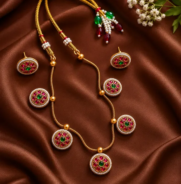 Circular_Pendant_Necklace_with_Matching_Earrings