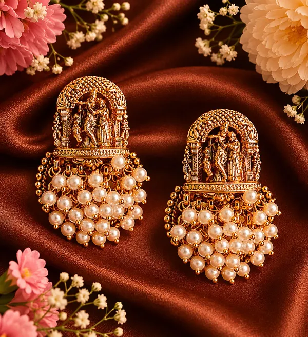 Temple-Inspired_Gold_Necklace_with_Pearl_Clusters