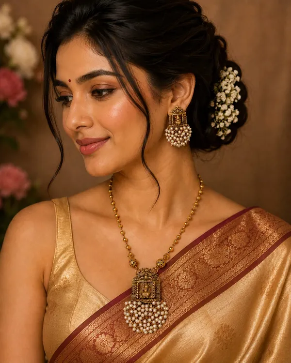 Temple-Inspired_Gold_Necklace_with_Pearl_Clusters