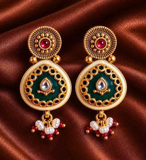 Multicolour_Stone_Necklace_with_Matching_Earrings
