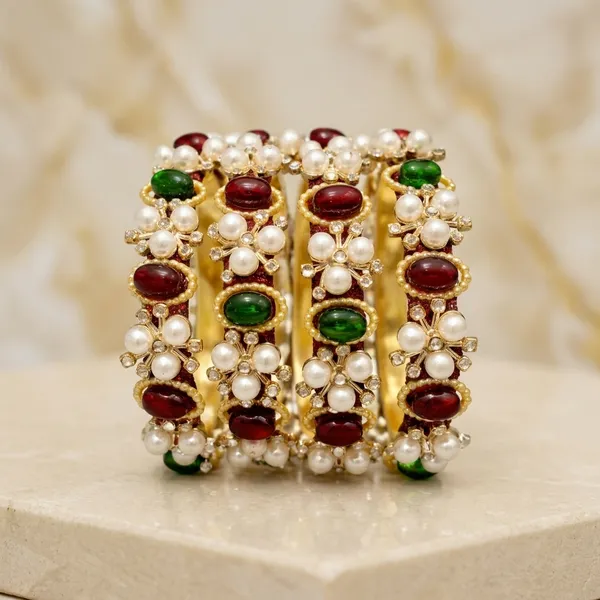 Multicolor_Brass_Gold_Plated_Kundan_Meenakari_Jadau_Bangles_For_Women