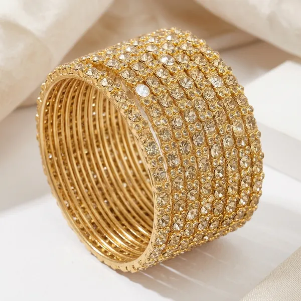 Gold_Brass_Crystal_Embellished_Stretch_Bangles_For_Women
