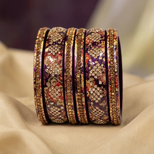 Purple_Lac_Floral_Paisley_Embellished_Bangles_For_Women