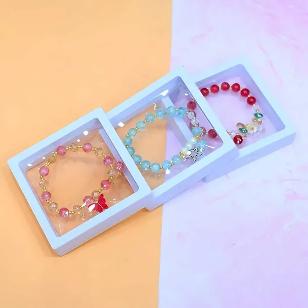 Multicolor_Plastic_Charm_Bracelet_Set_Of_3_For_Women