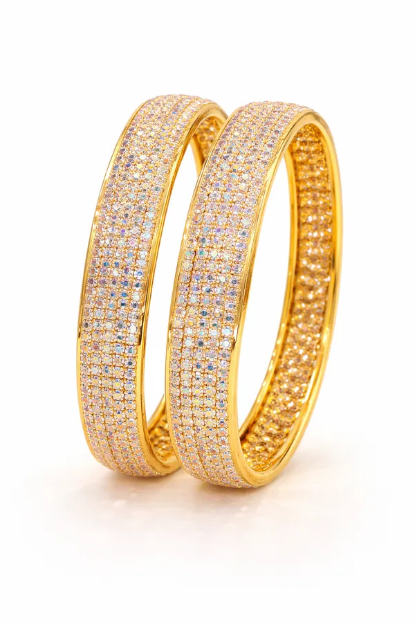 Gold_And_White_Plated_Metal_Crystal_Studded_Bangles_For_Women