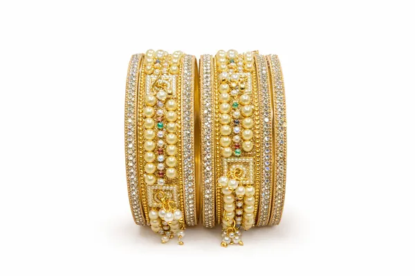 Gold_Brass_Pearl_Embellished_Traditional_Bangles_Set_For_Women