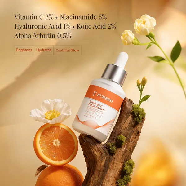 Furero_furero_Vitamin_C_2%_Face_Serum_with_Niacinamide_5%,_Hyaluronic_Acid_1%,_Kojic_Acid_2%_&_Alpha_Arbutin_0.5%_for_Brightening,_Hydrating_&_Youthful_Glow,_Dark_Spot_&_Bye_Bye_Pigmentation_Removal,_30_ml