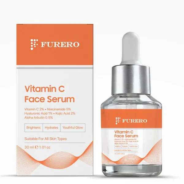 Furero_furero_Vitamin_C_2%_Face_Serum_with_Niacinamide_5%,_Hyaluronic_Acid_1%,_Kojic_Acid_2%_&_Alpha_Arbutin_0.5%_for_Brightening,_Hydrating_&_Youthful_Glow,_Dark_Spot_&_Bye_Bye_Pigmentation_Removal,_30_ml