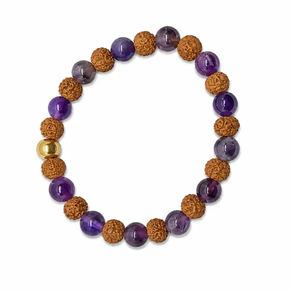 Amethyst_And_Rudraksha_Bracelet_8_Mm