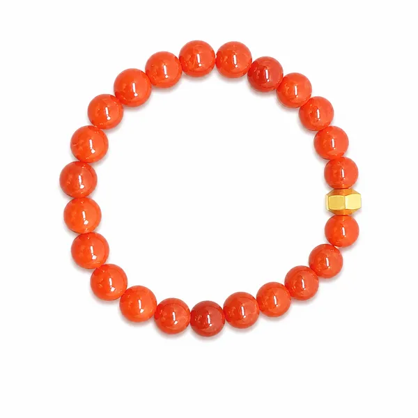 Carnelian_Bracelet_With_Brass_Beads