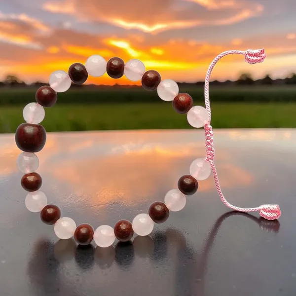 RED_SANDAL_WOOD_&_ROSE_QUARTZ_BRACELET