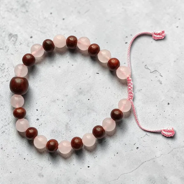 RED_SANDAL_WOOD_&_ROSE_QUARTZ_BRACELET