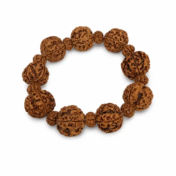 5_Mukhi_Rudraksha_Bracelet_Small_Big_Combination