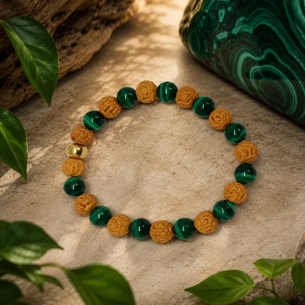 Malachite_And_Rudraksha_Bracelet_8_Mm