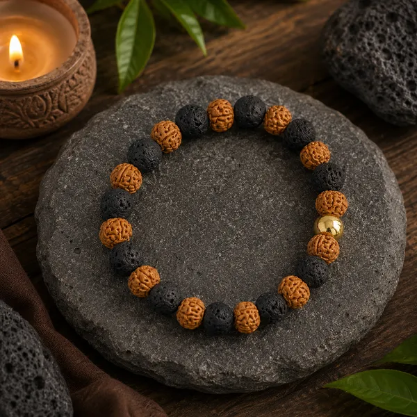 Lava_Beads_And_Rudraksha_Bracelet_8_Mm