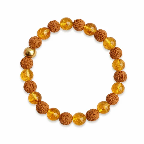 Citrine_And_Rudraksha_Bracelet_8_Mm