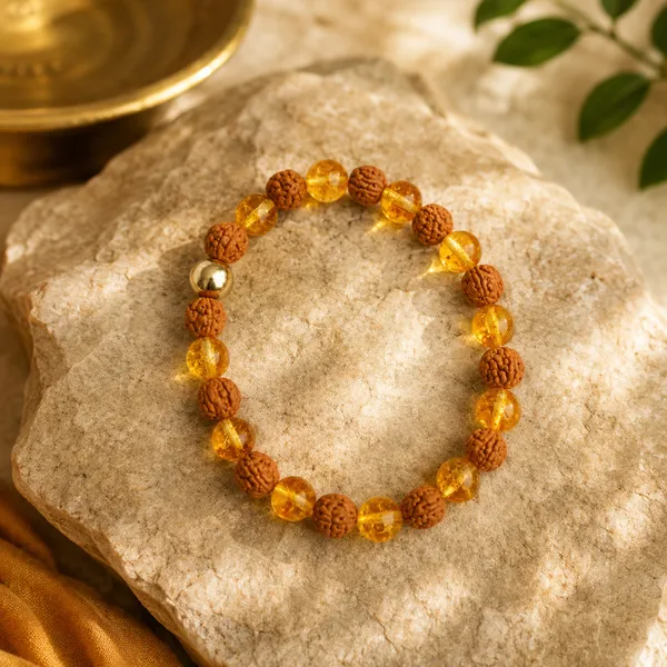 Citrine_And_Rudraksha_Bracelet_8_Mm