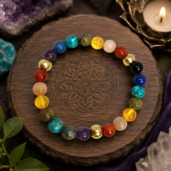 7_Chakra_Bracelet_With_Brass_Beads