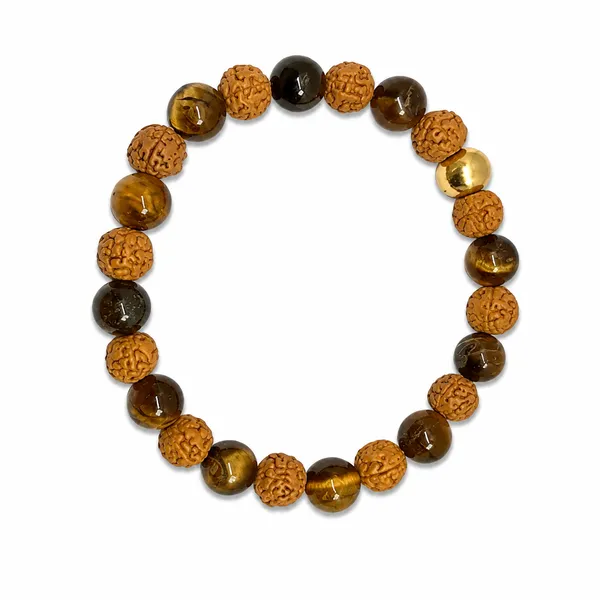 Tiger_Eye_Plain_And_Rudraksha_Bracelet_8_Mm
