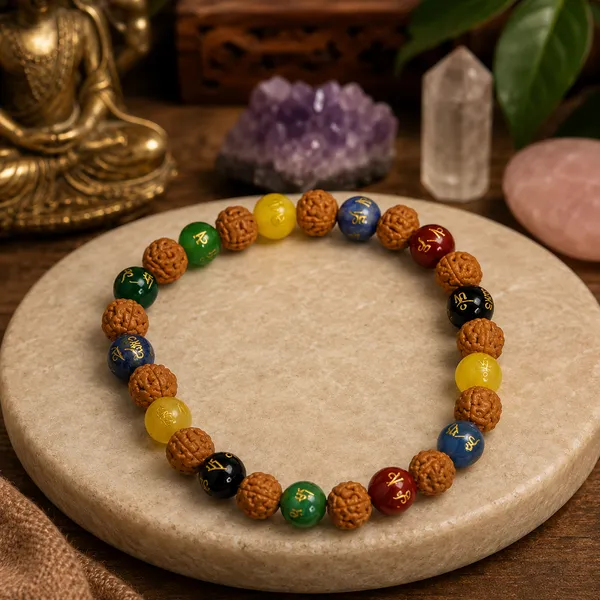 7_Chakra_Stones_And_Rudraksha_Bracelet