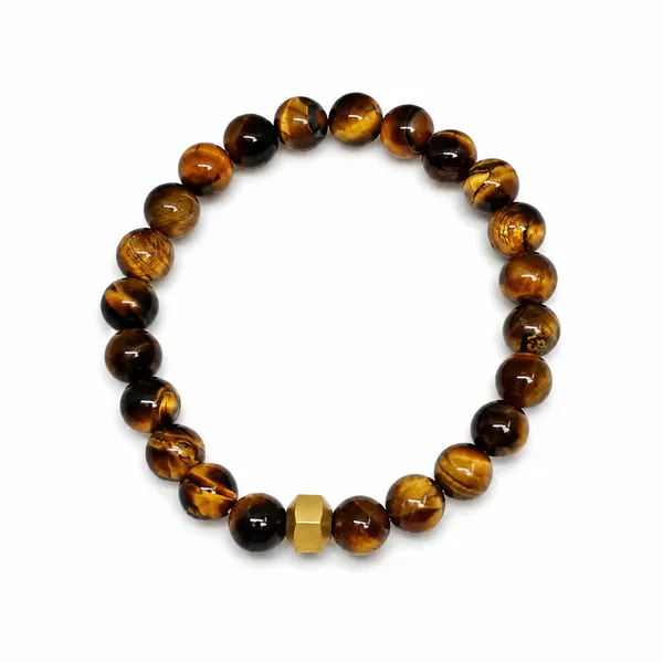 Tiger_Eye_Bracelet_With_Brass_Beads