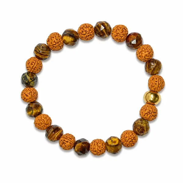 Tiger_Eye_Diamond_Cut_And_Rudraksha_Bracelet_8_Mm