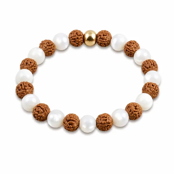 Mother_Of_Pearl_And_Rudraksha_Bracelet_8_Mm