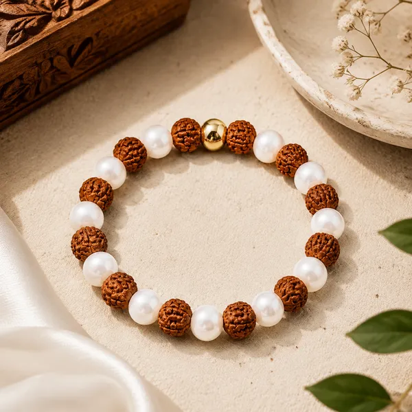 Mother_Of_Pearl_And_Rudraksha_Bracelet_8_Mm