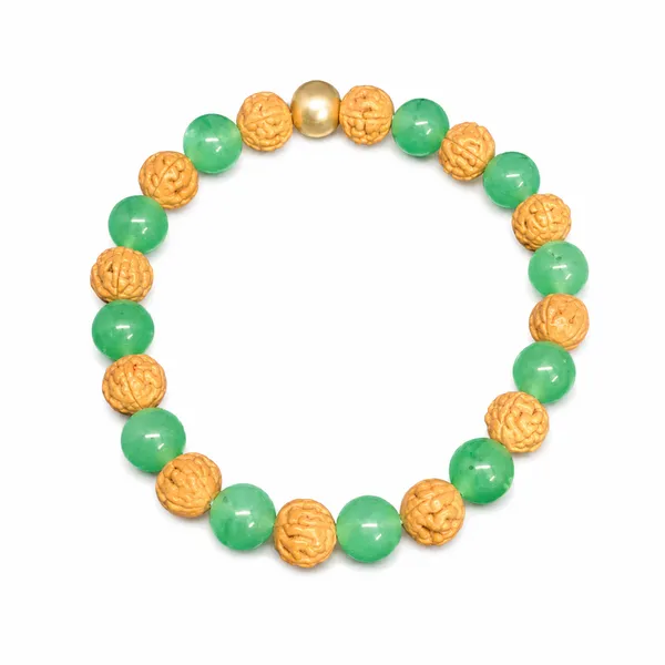 Green_Aventurine_And_Rudraksha_Bracelet_8_Mm