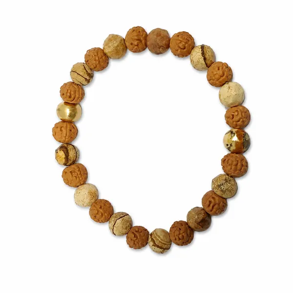 Picture_Jasper_Diamond_Cut_And_Rudraksha_Bracelet_8_Mm