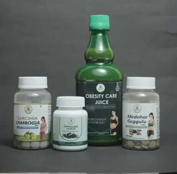 Ayurvedic_Herbal_Combos_(Garcinia_Cambogia_Tablets,_Spirulina_Tablets,_Medohar_Guggulu_Tablets,_Obesity_Care_Juice)